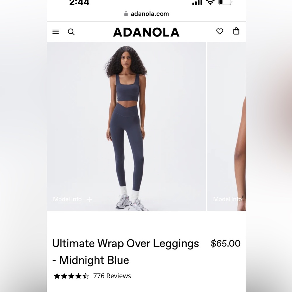 ADANOLA - Ultimate Wrap Leggings SZ M